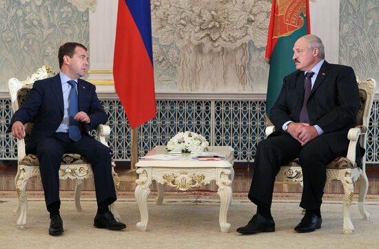 Dmitry Medvedev visits Belarus