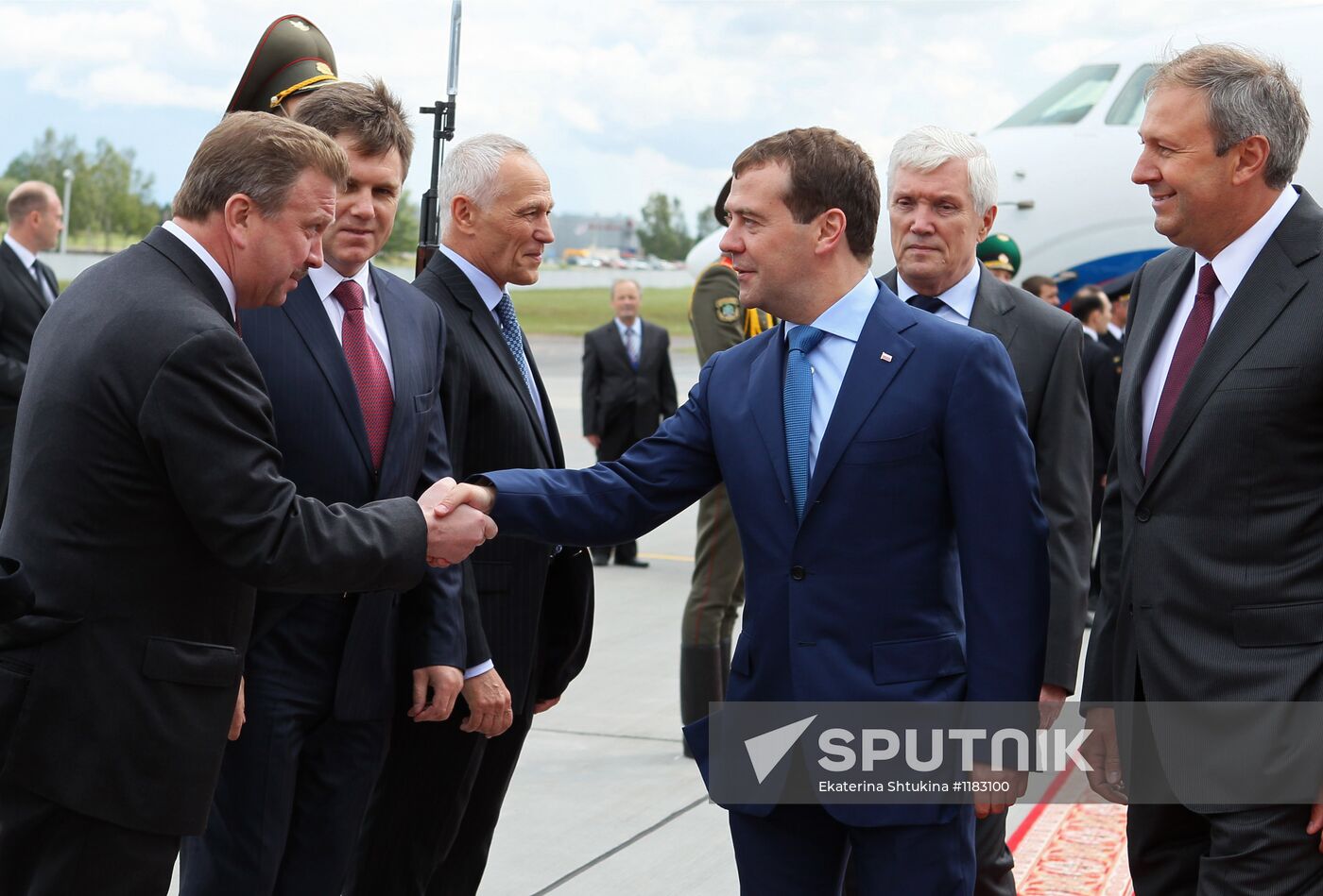 Dmitry Medvedev visits Belarus