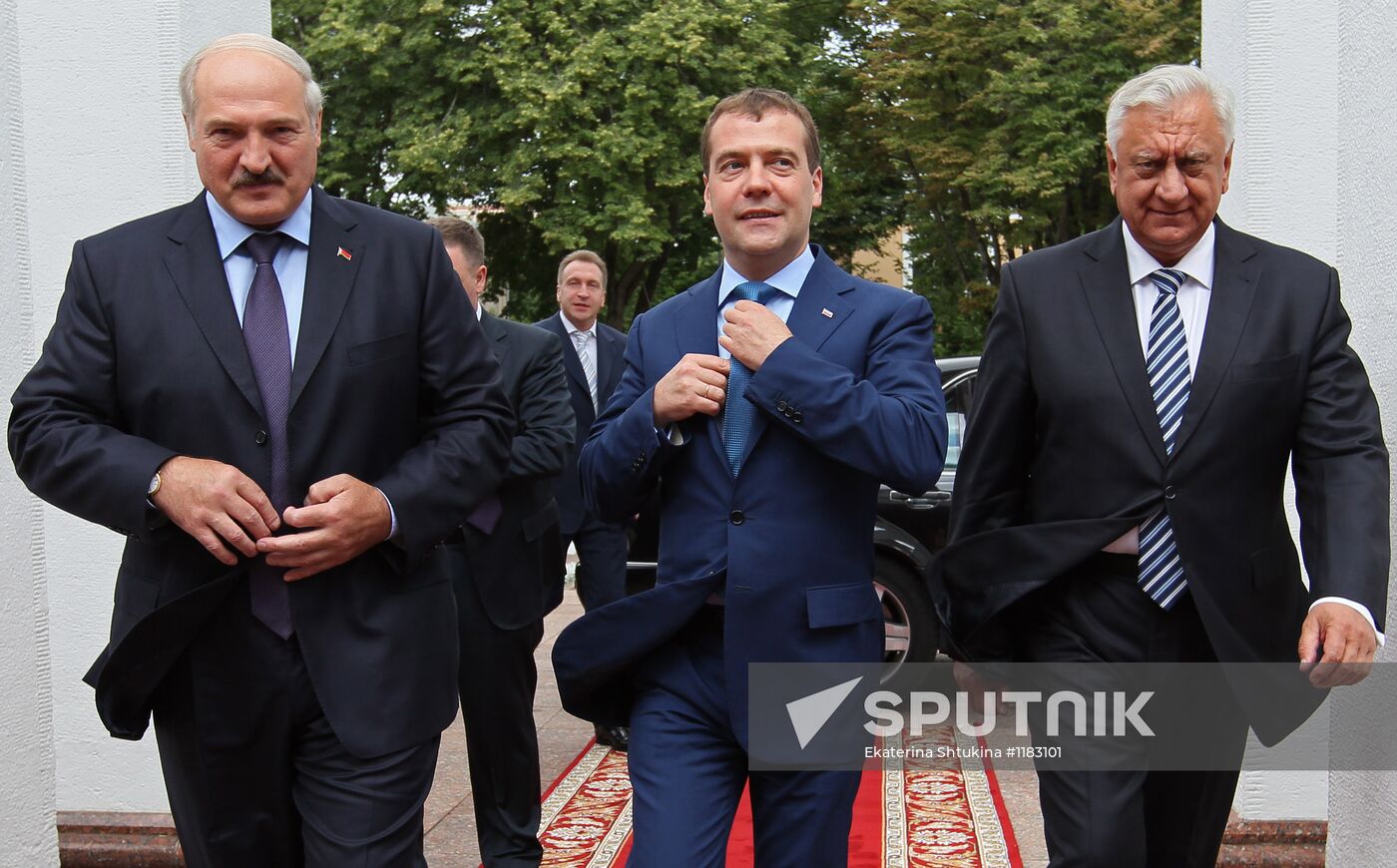 Dmitry Medvedev visits Belarus
