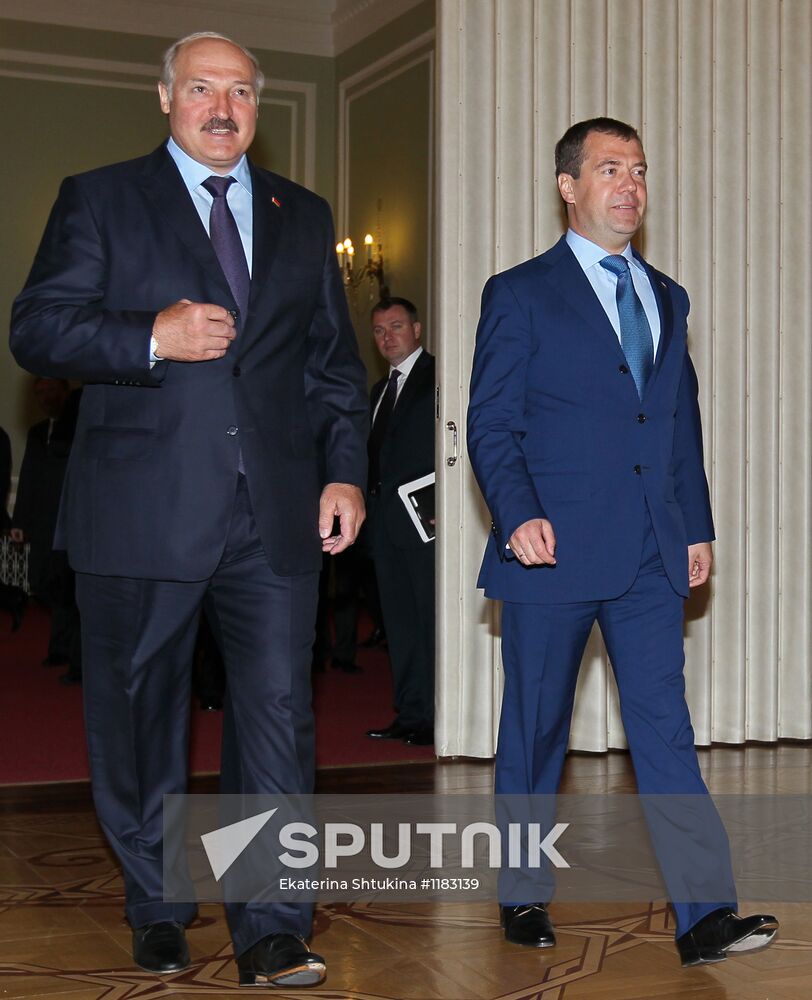 Dmitry Medvedev's working trip to Belarus