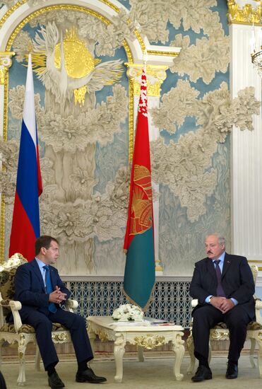Dmitry Medvedev visits Belarus