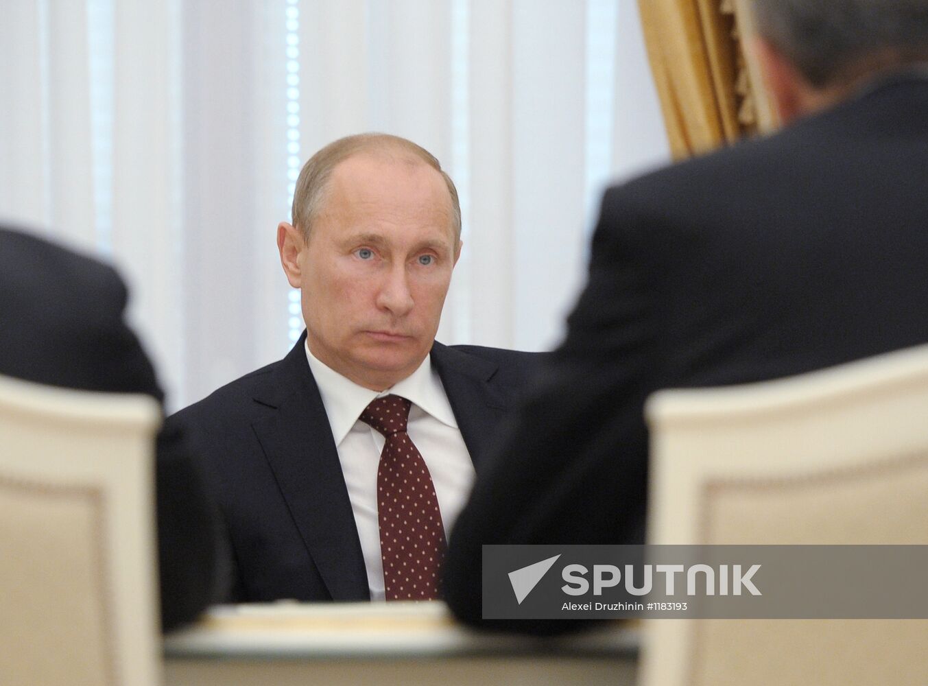 President Vladimir Putin meets with Recep Tayyip Erdogan