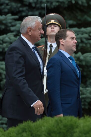 Dmitry Medvedev's working trip to Belarus