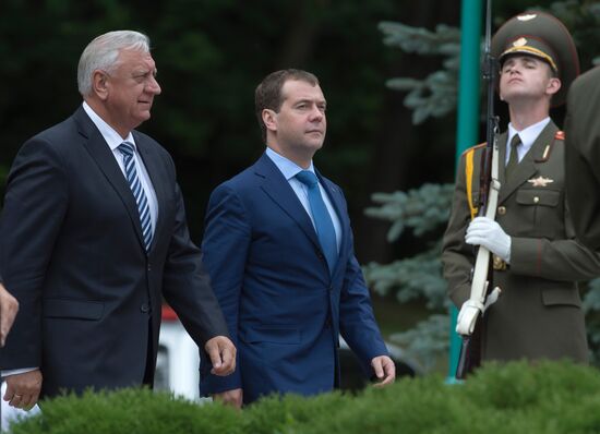 Dmitry Medvedev's working trip to Belarus
