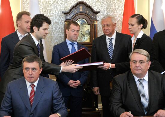 Dmitry Medvedev visits Belarus