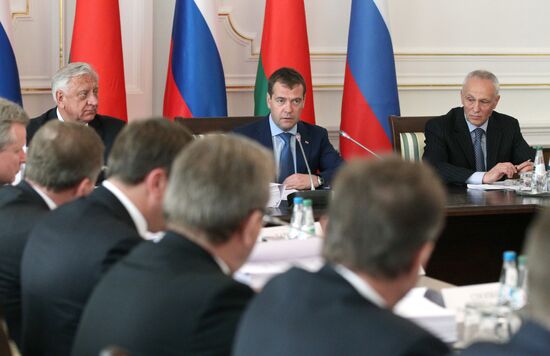 Dmitry Medvdev visits Belarus