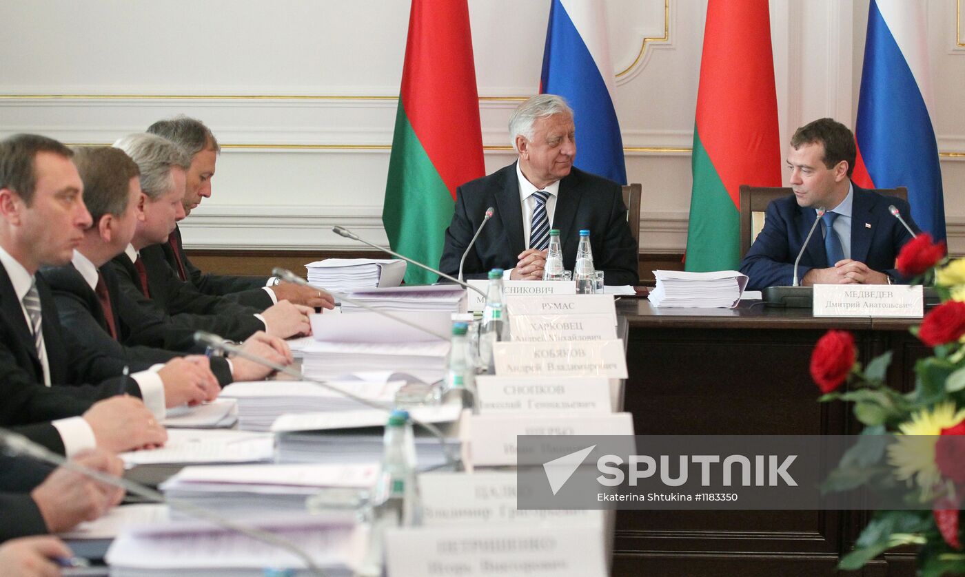 Dmitry Medvdev visits Belarus