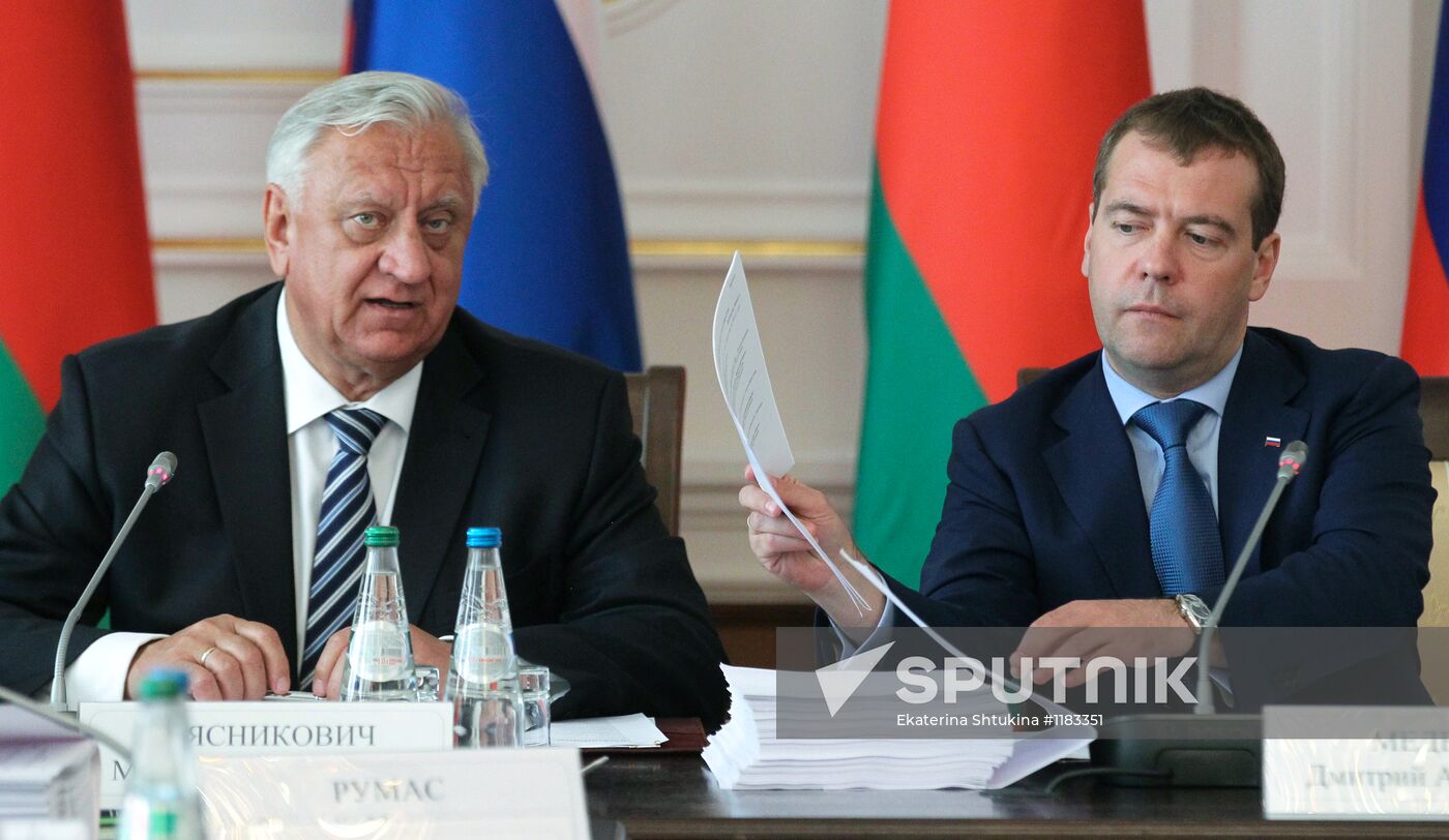 Dmitry Medvdev visits Belarus