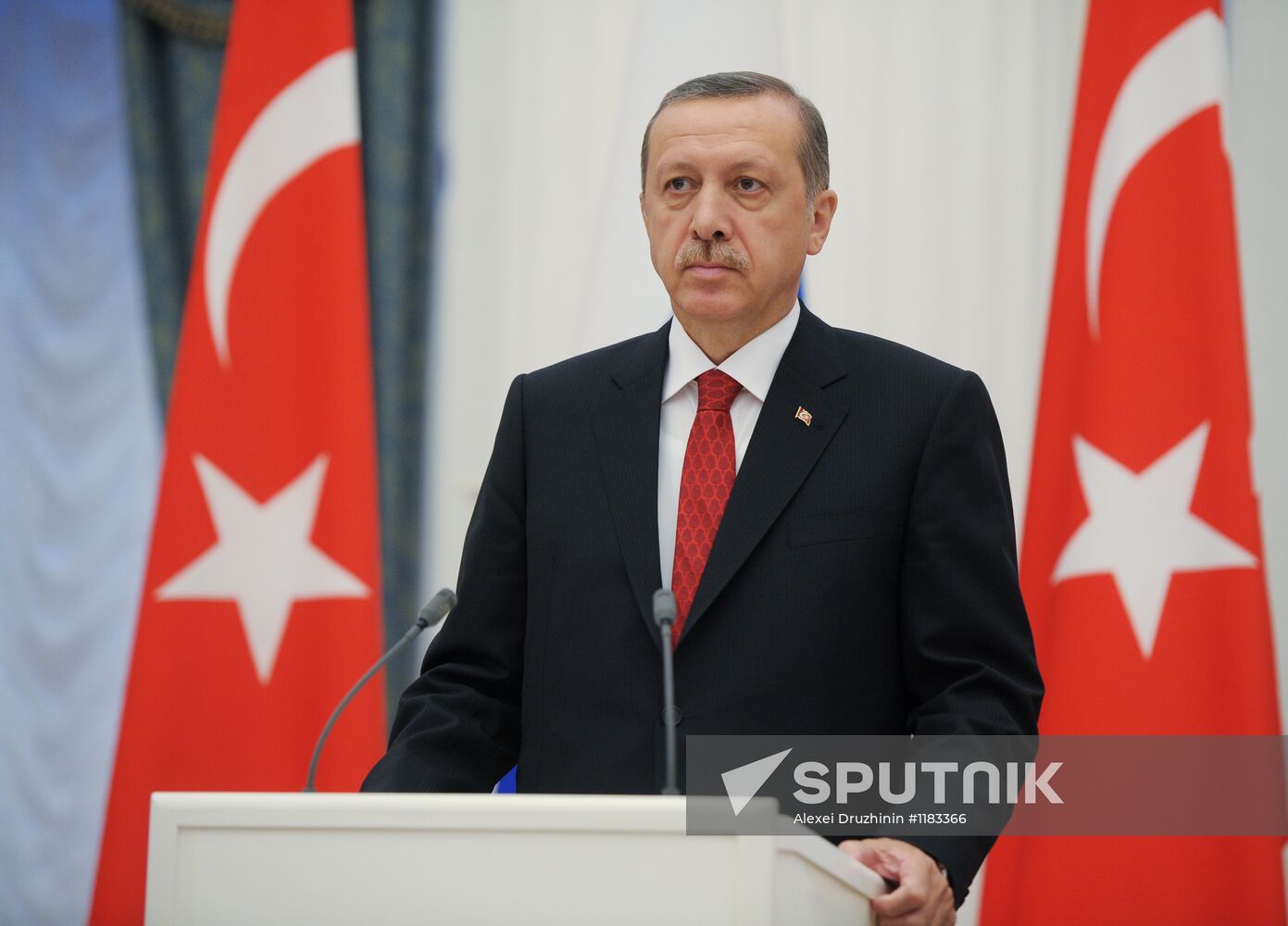 Vladimir Putin and Recep Erdoğan hold joint press conference