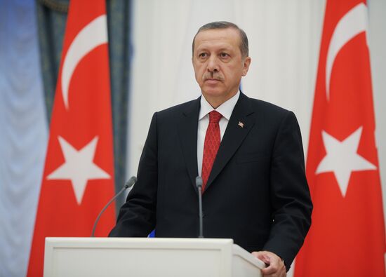 Vladimir Putin and Recep Erdoğan hold joint press conference