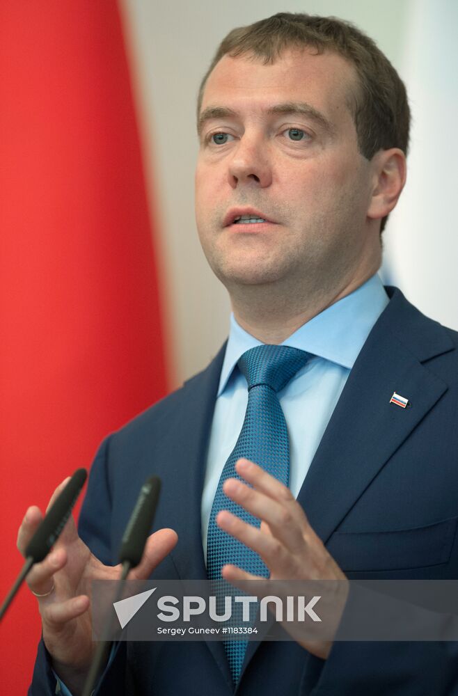 Dmitry Medvedev visits Belarus