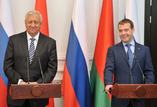 Dmitry Medvedev visits Belarus