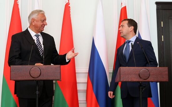 Dmitry Medvedev visits Belarus