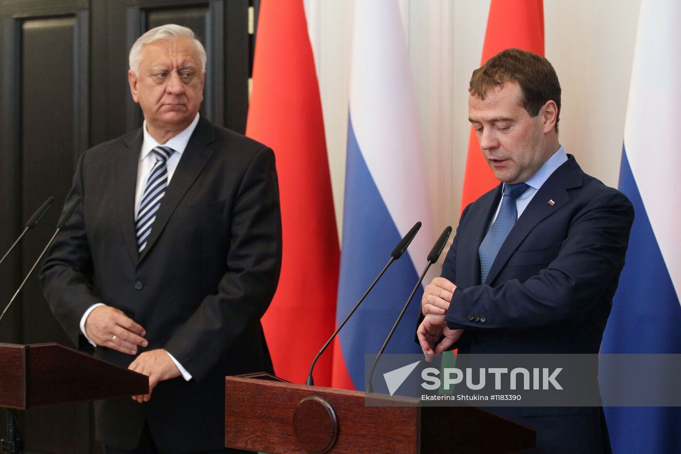 Dmitry Medvedev visits Belarus