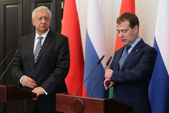 Dmitry Medvedev visits Belarus