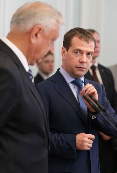 Dmitry Medvedev visits Belarus