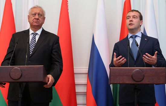 Dmitry Medvedev visits Belarus