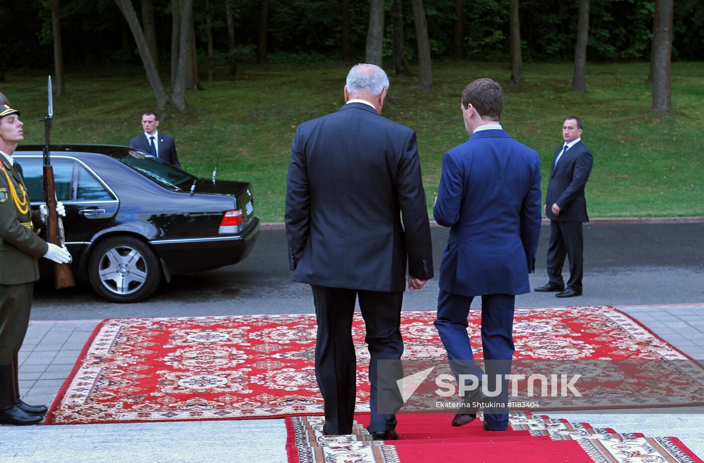 Dmitry Medvedev visits Belarus