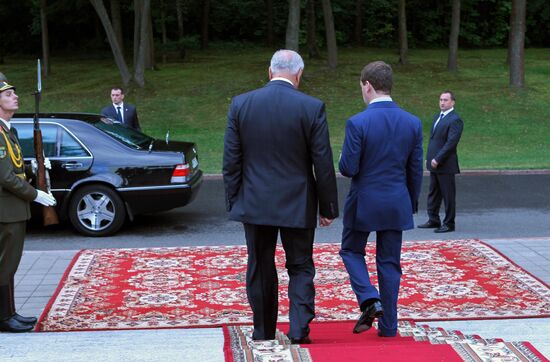 Dmitry Medvedev visits Belarus