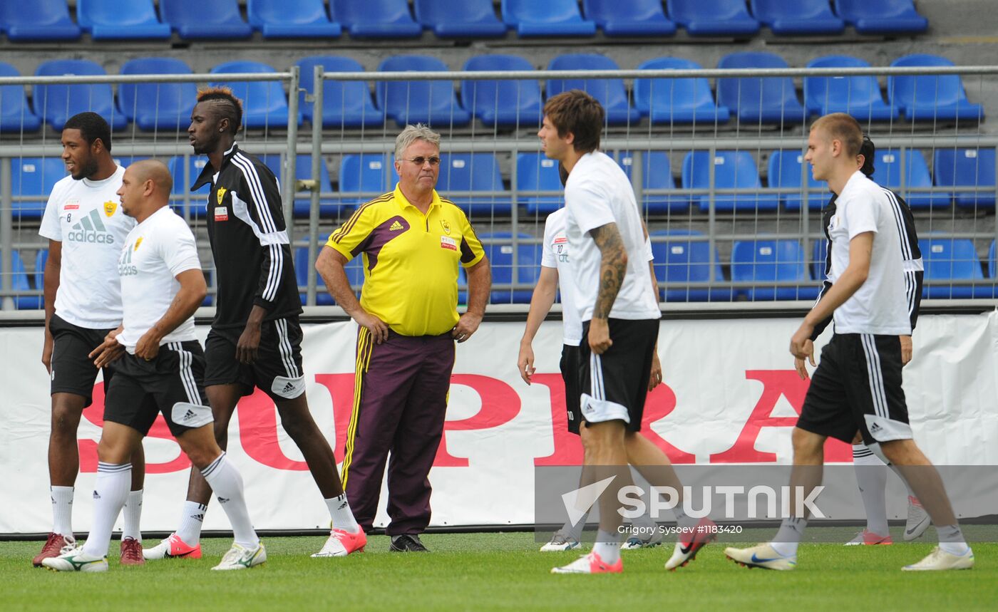 FC Anzhi Makhachkala holds training session