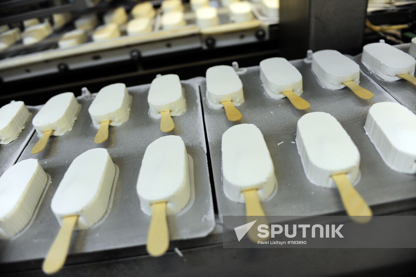 Ice-cream production at Cold-storage Complex 3, Yekaterinburg