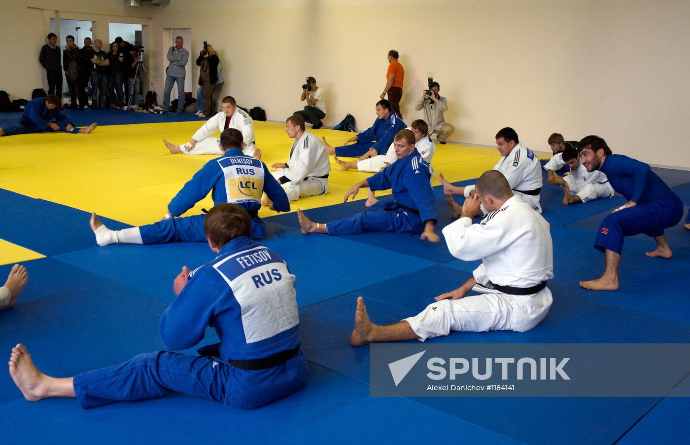 Russia's Olympic judo team's training