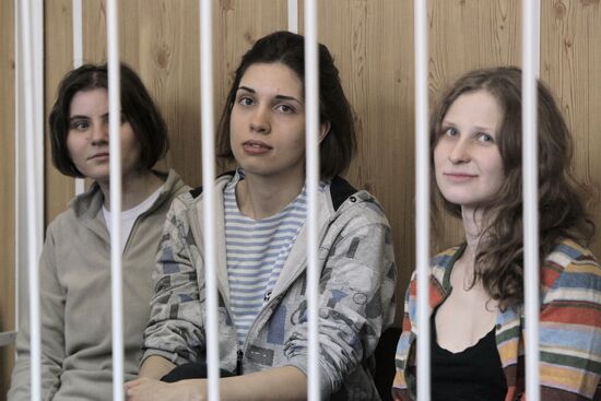 Court hearing on Pussy Riot case