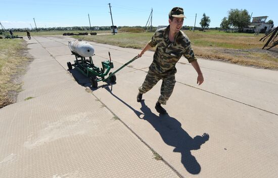 Primorsko-Akhtarsk military airport in Krasnodar Territory