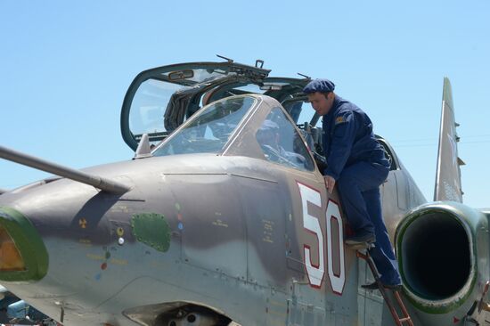 Primorsko-Akhtarsk military airport in Krasnodar Territory