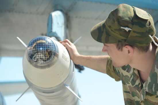 Primorsko-Akhtarsk military airport in Krasnodar Territory