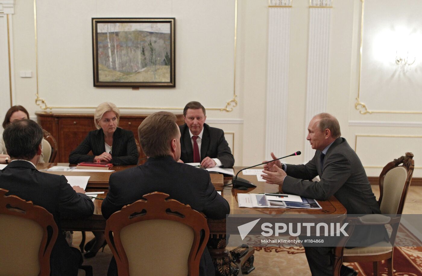 Vladimir Putin chairs meeting of Presidential Economic Council