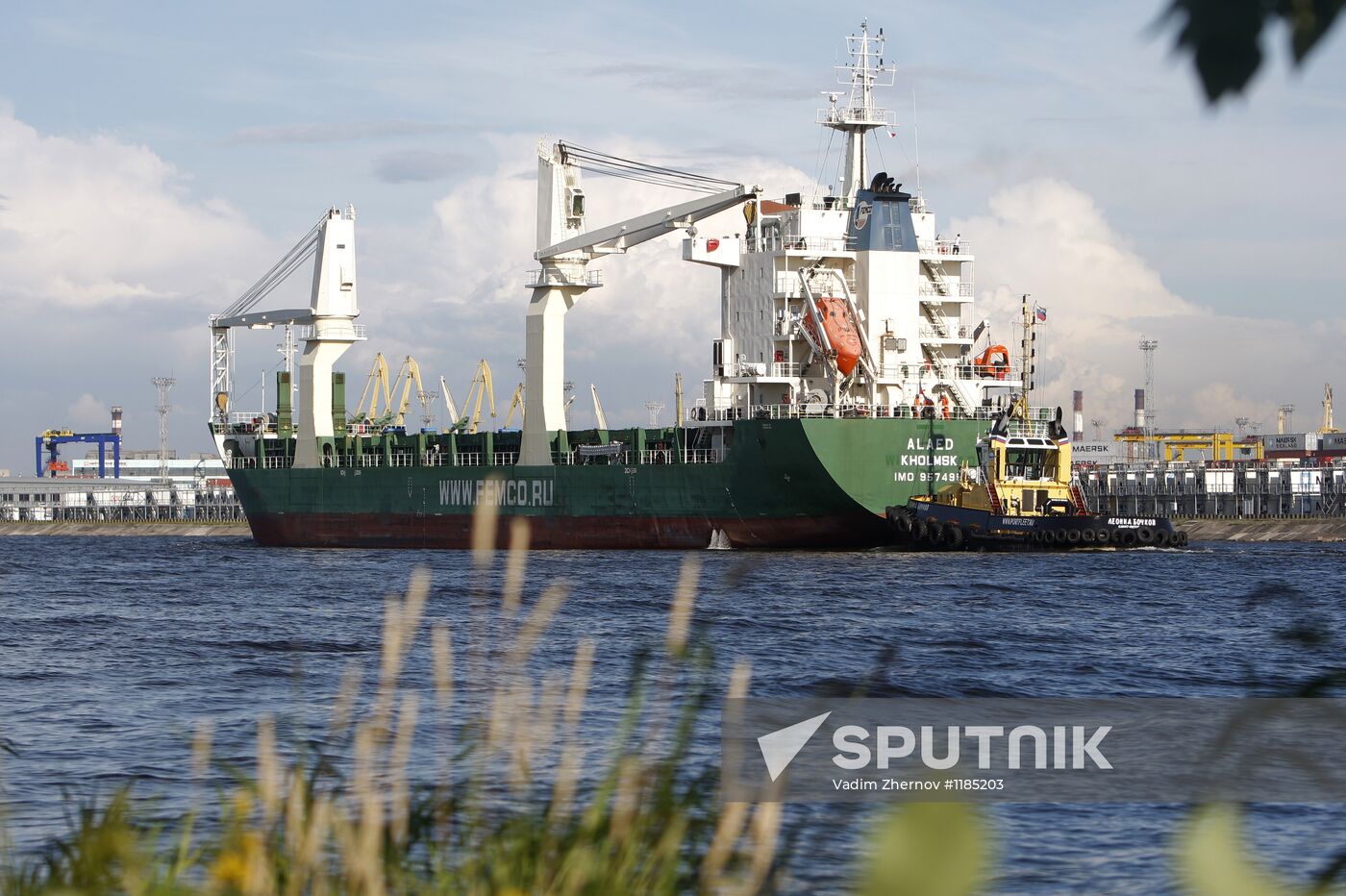 Ship "Alaed" arrives in St.Petersburg