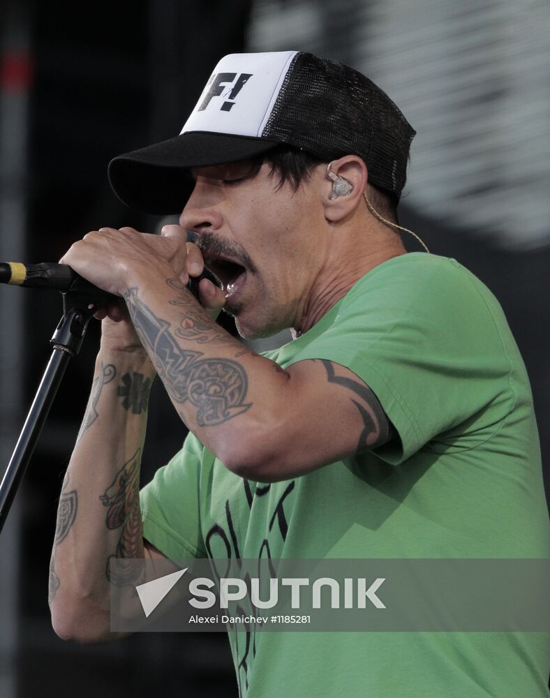Red Hot Chili Peppers concert in St. Petersburg