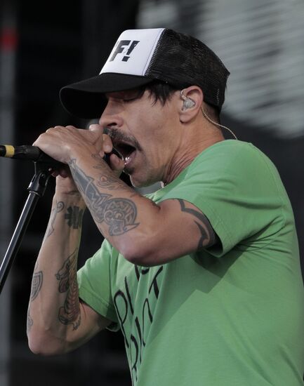 Red Hot Chili Peppers concert in St. Petersburg