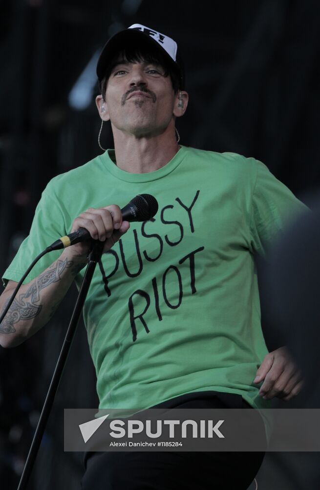 Red Hot Chili Peppers concert in St. Petersburg