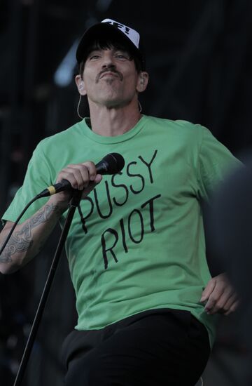 Red Hot Chili Peppers concert in St. Petersburg
