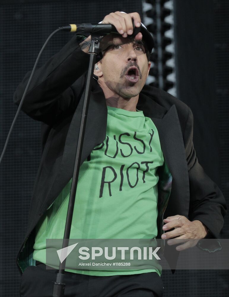 Red Hot Chili Peppers concert in St. Petersburg