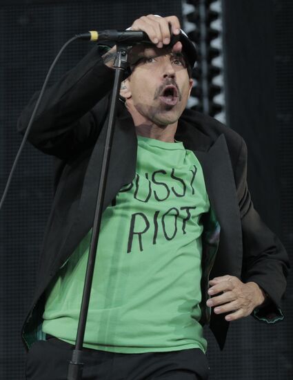 Red Hot Chili Peppers concert in St. Petersburg