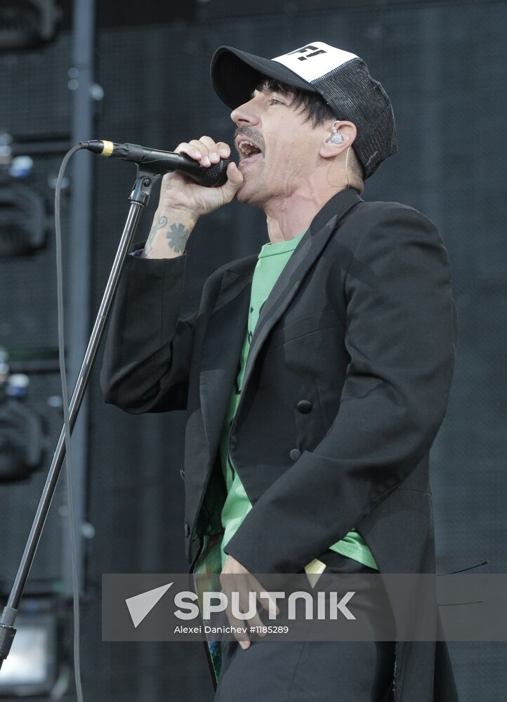 Red Hot Chili Peppers concert in St. Petersburg