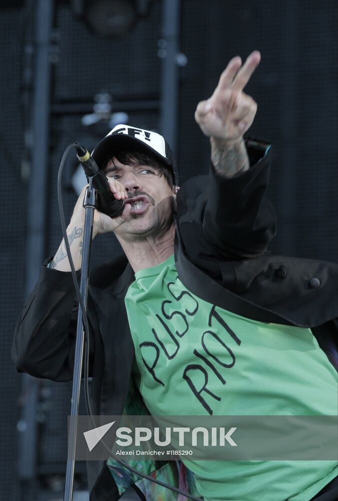Red Hot Chili Peppers concert in St. Petersburg