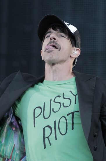 Red Hot Chili Peppers concert in St. Petersburg