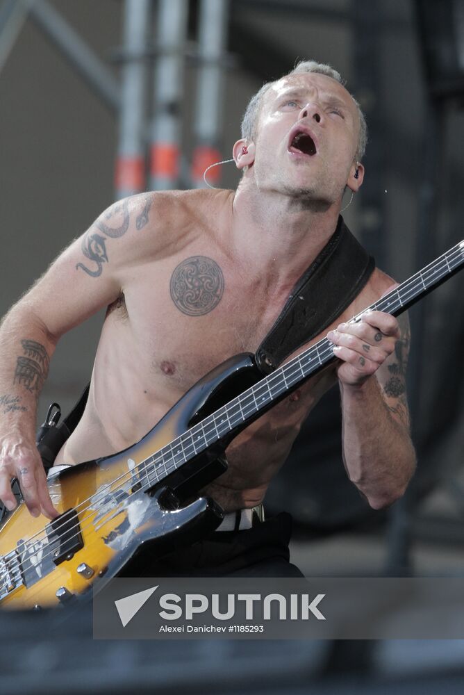 Red Hot Chili Peppers concert in St. Petersburg