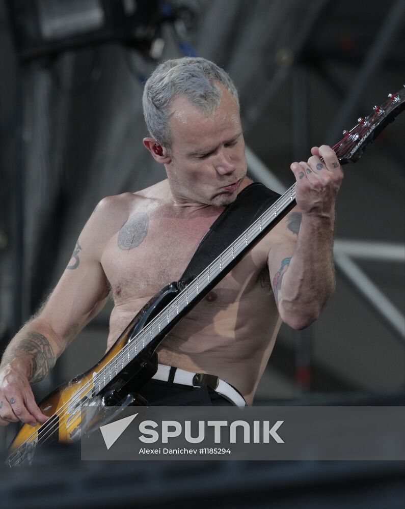 Red Hot Chili Peppers concert in St. Petersburg