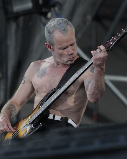 Red Hot Chili Peppers concert in St. Petersburg