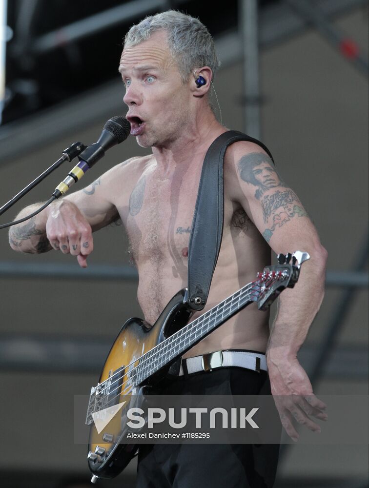 Red Hot Chili Peppers concert in St. Petersburg