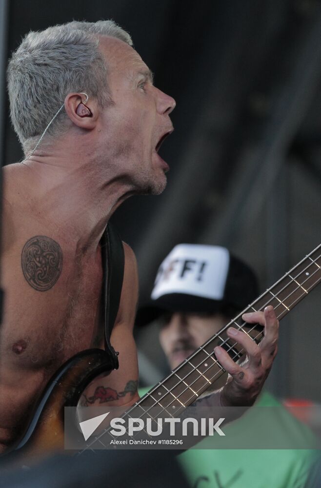 Red Hot Chili Peppers concert in St. Petersburg