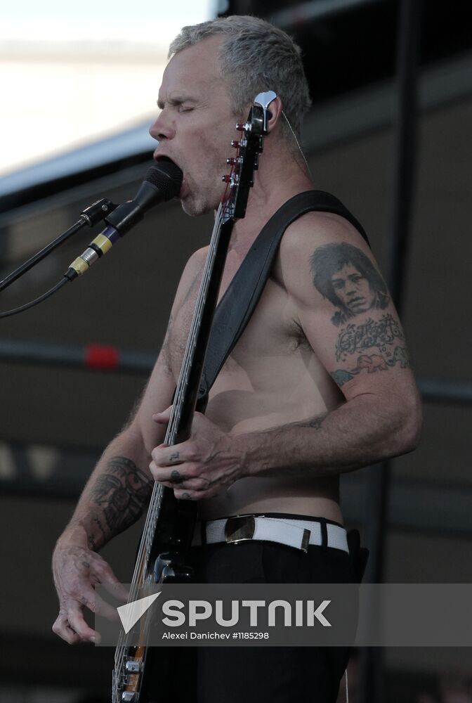Red Hot Chili Peppers concert in St. Petersburg