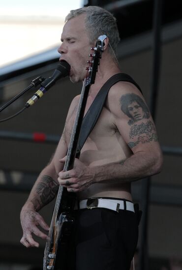 Red Hot Chili Peppers concert in St. Petersburg