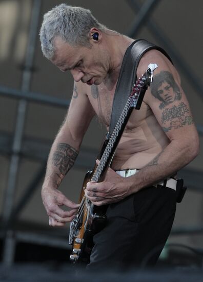 Red Hot Chili Peppers concert in St. Petersburg