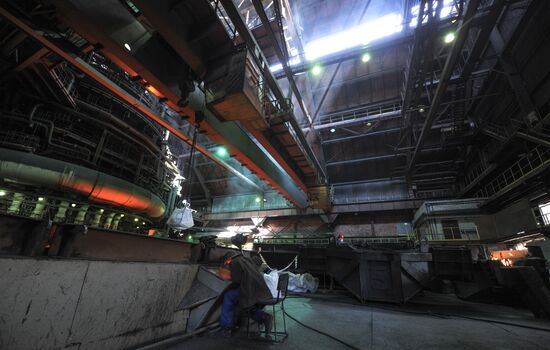 Work of Cherepovets Steel Mill